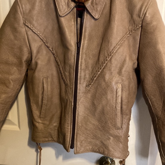 Vintage Unik leather apparel leather jacket size S - Picture 2 of 15